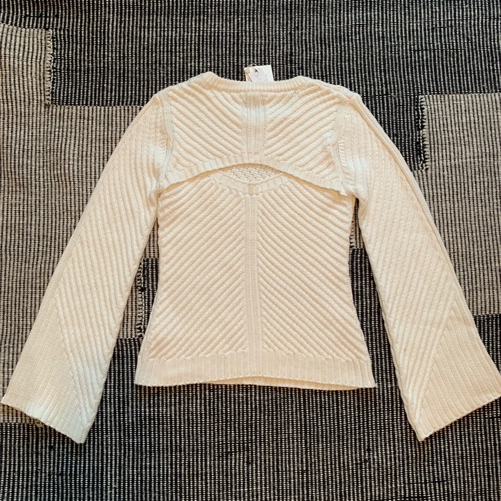 Joie Lauraly Open Back Cable Sweater - Picture 5 of 7